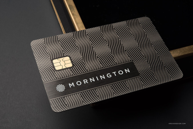 Luxurious High-Tech Metal VIP Membership & Access Card Template - Mornington