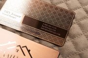 Rose gold geometric realtor template 4