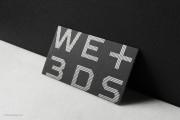 Metallic silver modern duplex template 7