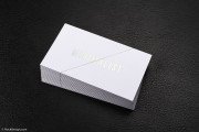 Minimalist black and white holographic foil biz card template 8