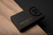 Laser engraved CENTURY 21 design template 9