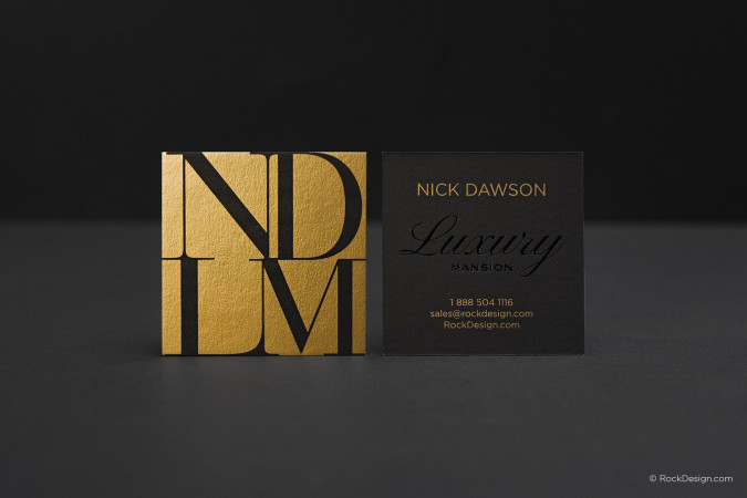 Luxury Business Cards + FREE Business Card Templates - RockDesign