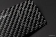 Carbon fiber logo template 3