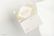 Glittery gold fashion template 1