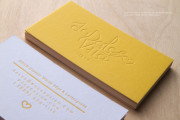 Creative Letterpress Business Card Design 5