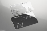 Dental Mirror Finish Stainless Steel Business Card 1