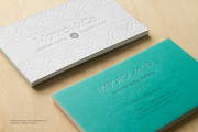 Premium Letterpress Business Card Design 2