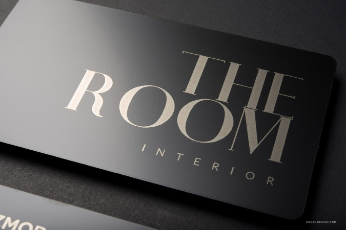Interior Designer business card template - The Room