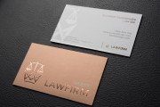 Fancy and elaborate copper laminated name card template 9
