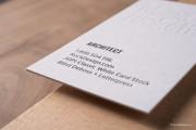 Deboss & letterpress white template 4