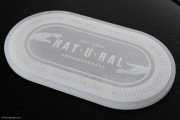 Charming Laser Engraved Frost White Acrylic Business Card 4