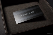 UV printed black metal card - 2