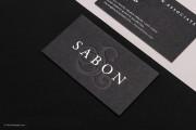 Beautiful black card with silver foil stamp & deboss 4