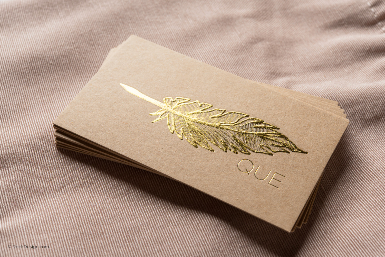 GOLDEN embossed kraft template