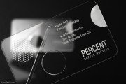 Cut-Through Crystal Clear Acrylic Business Card 5