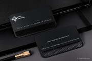 Simple Honeycomb Quick Metal Business Card Template 2 