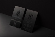 black brushed metal cards - 6
