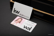 KW real estate business cards