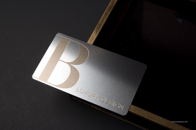Creative Metal Cards - B Luxury