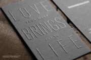 Typographic Business Card Design 3