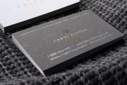 Modern white and grey duplex business card 4