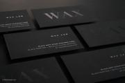 Black on black suede template 4