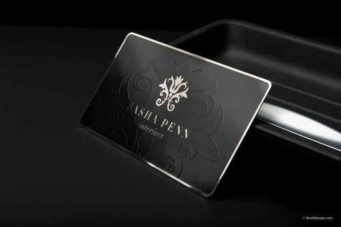 Infinity Stainless Steel Business Card