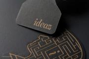 Laser cut & engraved creative template 4