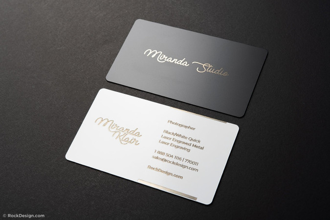 Cute amazing creative photography business card template design – Miranda Studio