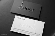 Embossed spot gloss business card template 5