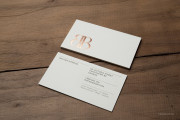 linen cream business card - 5