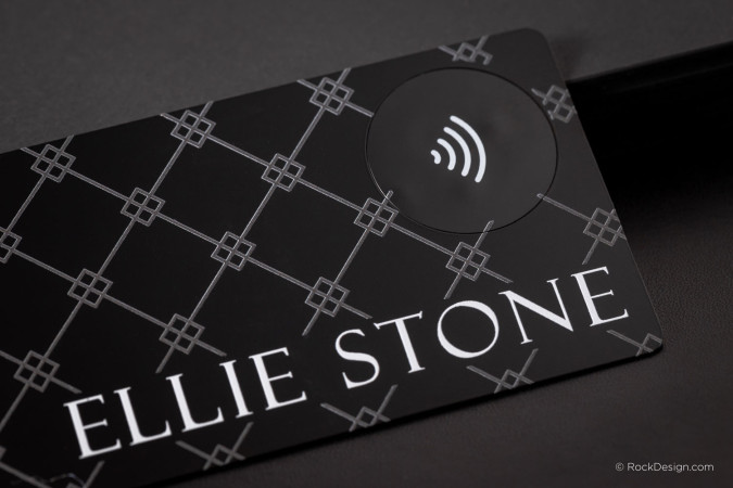 Patterned NFC Tag Card Design - Ellie Stone