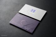 Purple silk laminated and spot gloss template 2