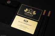 Luxury Gold Metal Business Card 1