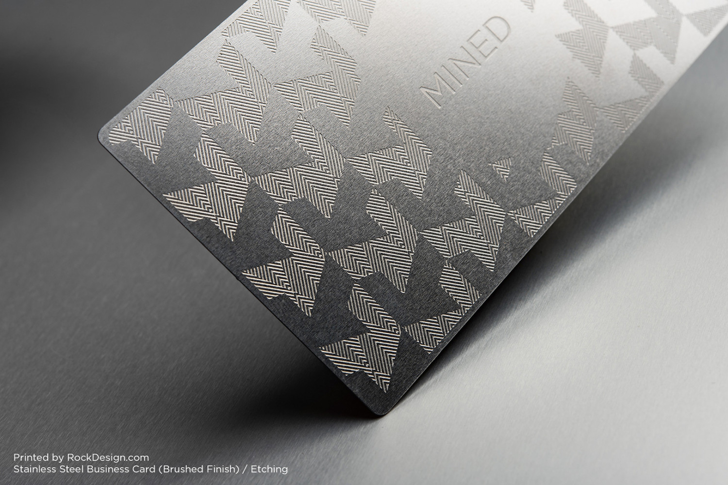 Print etched metal business cards ONLINE TODAY 