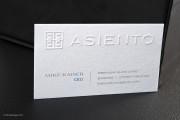 Emboss and printed textured white template 2
