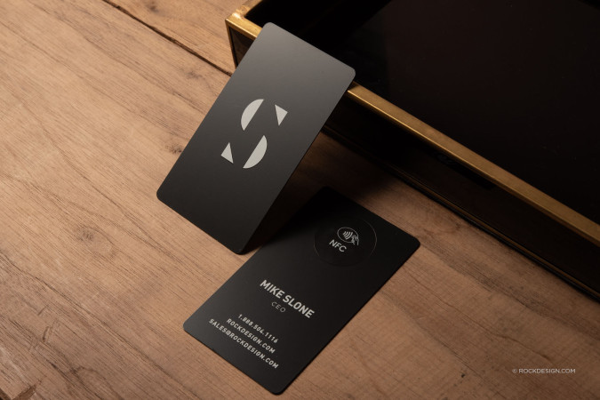 Super NFC Metal Business Cards - Mike Slone