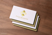 Gold foil texture luxury card 1
