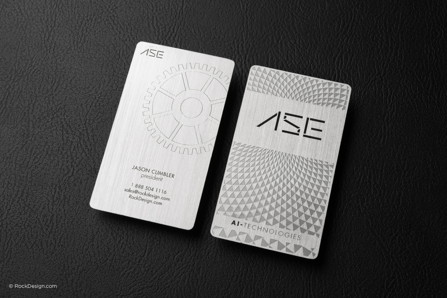 print online with free stainless steel calling card designs