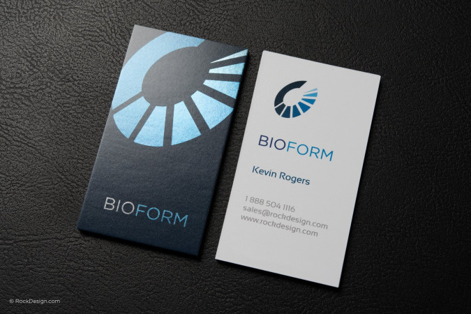 Diamond modern shiny look business card template - Bioform