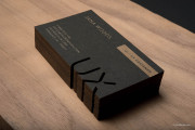 UX business cards template - UX 5