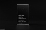 Stainless Steel with Black Spot Colour Professional Business Card 3