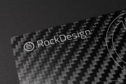 Carbon fiber logo template 2