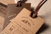 Vintage kraft paper tag 10