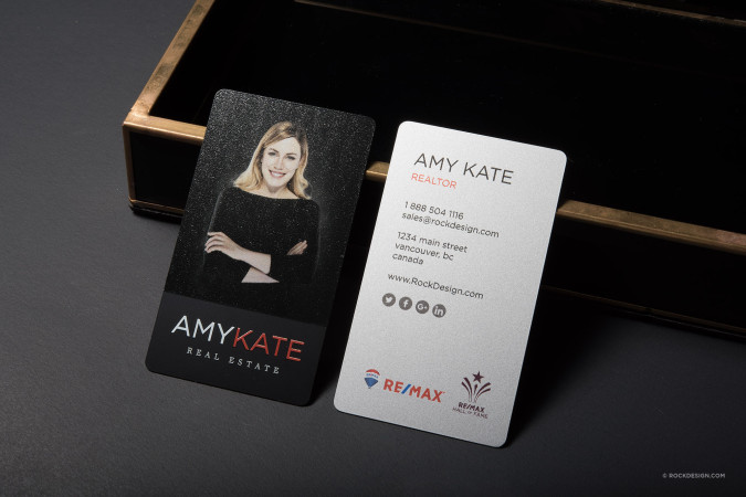 Stunning REALTOR business cards  - AMY KATE