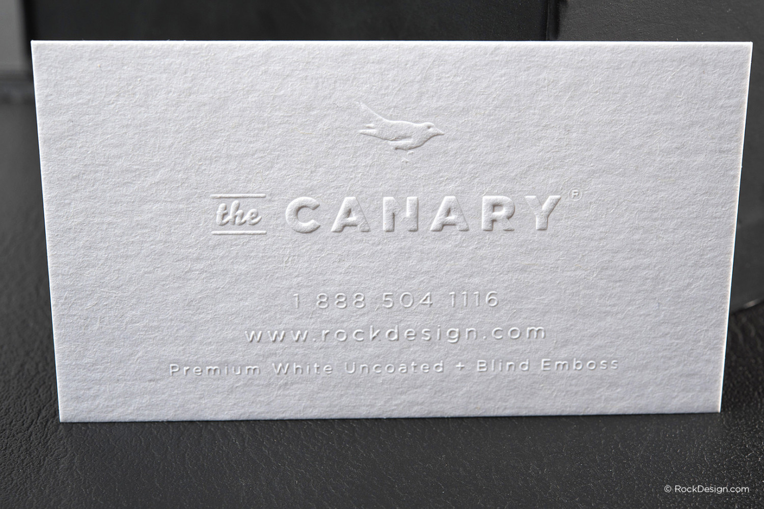 Print Online With Free Business Card Templates Rockdesign White Embossed Texture Card 3