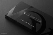 Suede black and silver full bleed template 3