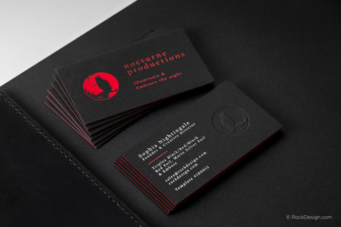 Modern Creative Director Triplex Business Card - Sophia Nightingale