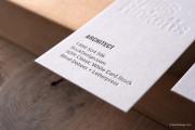 Deboss & letterpress white template 11