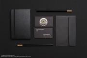 Corporate Black visiting Card design 1-2